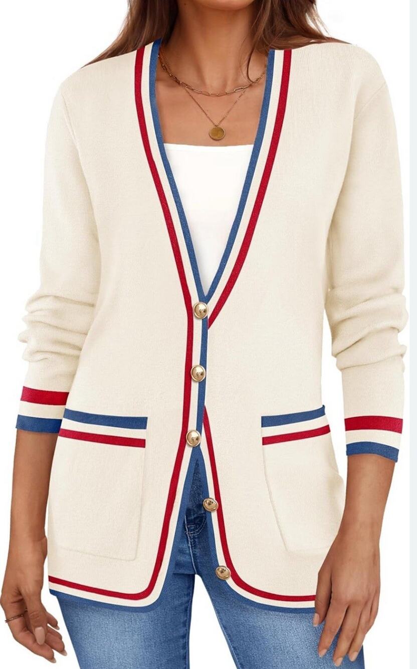 Boutique Brand Retro Varsity Sweater Women’s Small EUC Preppy Vintage Style